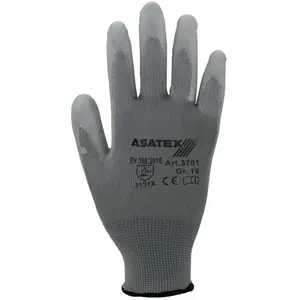 ASATEX Gant Taille 9 Gris En 388 Catégorie Epi Ii Nylon Avec Polyuréthane