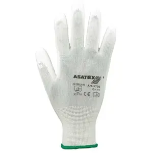 ASATEX Gant taille 8 blanc en 388 catégorie epi ii nylon avec polyuréthane