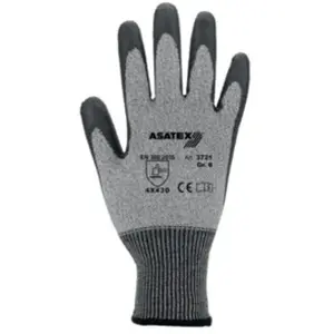 Comparateur de prix : ASATEX Gant de protection contre les coupures taille 8 gris chiné/noir en 388 catégorie epi ii EN 388