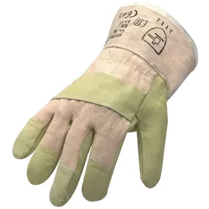 Asatex - Gant Top Taille 12 jaune cuir plein de porc EN 388 - gelbVendu paramazon