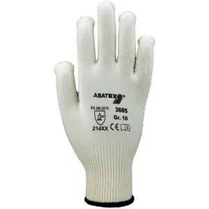 Comparateur de prix : ASATEX Gant taille 10 rouge EN 388 catégorie EPI II coton (intérieur)/Polyamide (extérieur)