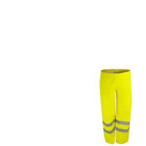 ASATEX Pantalon de pluie de signalisation taille l jaune 100 % pes pas cher