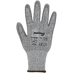 Asatex 3711E 8 Gants de protection couper Classe 3, Gris, Taille 8Vendu paramazon