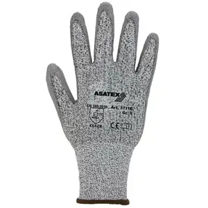 Comparateur de prix : Asatex - Gant de protection contre les coupures taille 9 gris/gris en ...