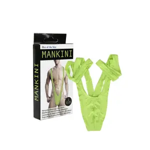 No Name maillot de bain homme mankini TAILLE UNIQUE - Coloris : Vert - 63/2671 pas cher