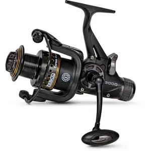 Zebco Cursus Runner 3000 Moulinet de pêche à Roue Libre Qualité supérieure, Noir
