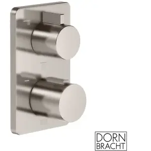 Thermostat encastré LULU de Dornbracht avec régulation de débit à trois voies, kit de montage final, 36427710-06