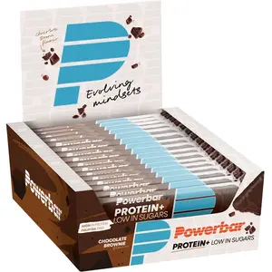 Comparateur de prix : POWERBAR Lot de 30 barres Protein Plus - Réduit en sucre - Chocolat br...