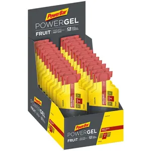 Comparateur de prix : Gel PowerBar PowerGel Original 24x41gr Red Fruit Punch Gris  PB0048.RED