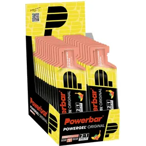 Comparateur de prix : PowerGel 24x41g Fraise et banane Powerbar Gel Energetique