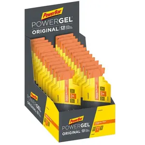 Comparateur de prix : Gel PowerBar PowerGel Original 24x41gr Tropical-Fruit Gris  PB0048.TRO