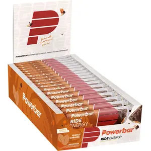 Comparateur de prix : POWERBAR Lot de 18 barres énergétiques Ride - Cacahouète caramel - 55 g