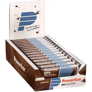 Comparateur de prix : POWERBAR Lot de 15 barres Protein Plus 30% - Chocolat - 55 g