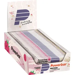 Comparateur de prix : Powerbar Protein Plus L-carnitina Box 30u Raspb 
