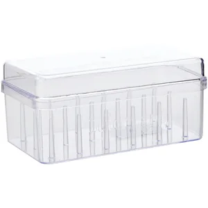 Gutermann 728160 Boîte d'Aiguille de Couture Coton Transparent 20 x 0,7 x 5 cm