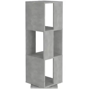 Comparateur de prix : FMD Classeur rotatif ouvert 34x34x108 cm Béton