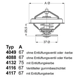 Wahler Thermostat d'eau 4049.80D1 pas cher
