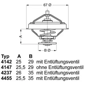 Wahler 4237.88d Thermostat, du liquide de refroidissementVendu paramazon