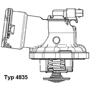 Comparateur de prix : Wahler 4835.87d Thermostat, du liquide de refroidissement