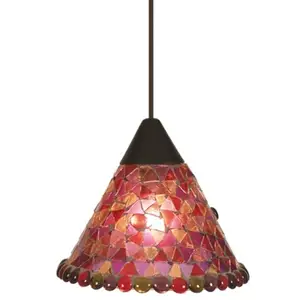 Näve Suspension Enya Ø 19 cm rouge pas cher