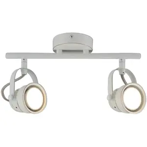 Näve Plafonnier à 2 spots LED Tessa, blanc antique pas cher