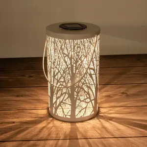 Näve Lanterne solaire LED 5266523 avec motif de forêt pas cher