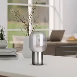Näve Lampe à poser déco LED Albero batterie, pied acier pas cher