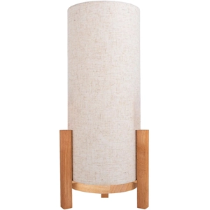 Näve Lampe de table LED Madita, hauteur 48 cm, Natur/ lin pas cher