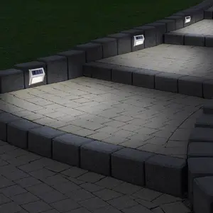 Näve Applique d'extérieur LED solaire 5282104, acier inoxydable, lot d...Vendu parluminaire
