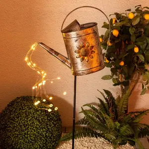 Näve Lampe déco solaire LED 5282349 arrosoir pas cher