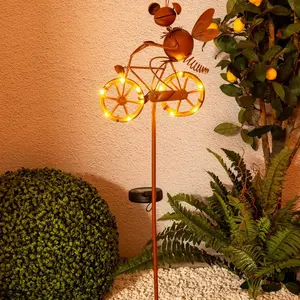 Näve Lampe déco solaire LED 5282414 avec vélo pas cher
