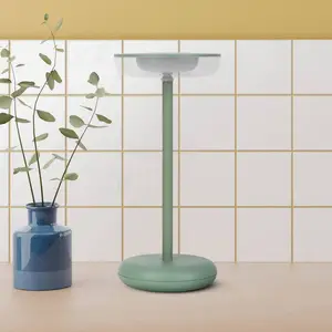 Näve Luminaire de terrasse rechargeable LED Pasi, menthe hauteur 26 cm...