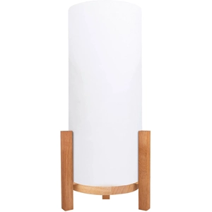 Näve Lampe de table LED Madita, hauteur 48 cm, Natur/blanc pas cher