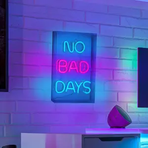 Näve Applique murale LED No Bad Days, transparente, 30x18 cm plastique...