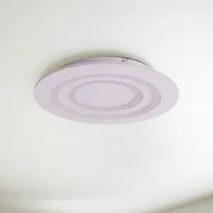 Näve Plafonnier LED Mirel, blanc, métal Ø 50 cm RVB CCT télécommande pas cher
