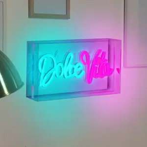 Näve Applique murale LED Dolce Vita, transparente, 30x15 cm, plastique...