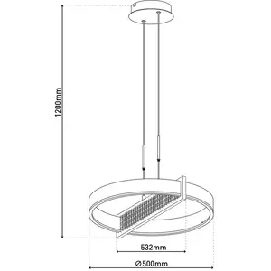 Näve Suspension LED Yvaris, argent, CCT, télécommande pas cher