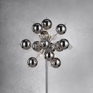 Näve Lampe sur pied Wakusei chrome pas cher