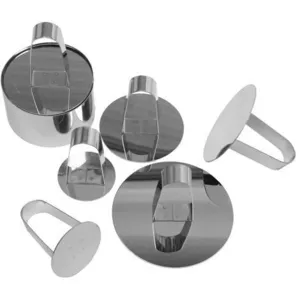 Poussoir pour cercle à mousse - LARES - 7.5 cm - inox pas cher