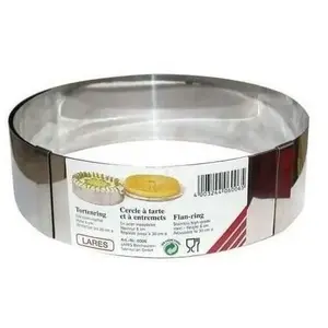 LARES BEKA Cercle à tartes et à entremets hauteur 6cm gris pas cher
