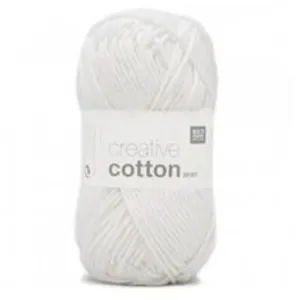 Pelotes de fil à tricoter CREATIVE COTTON ARAN de Rico Design - Laisse... pas cher