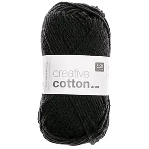Pelotes de fil à tricoter CREATIVE COTTON ARAN de Rico Design - Laisse... pas cher