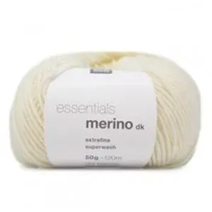 Fil de laine à tricoter ESSENTIALS MERINO DK - Rico Design(...) - 60 Ecru