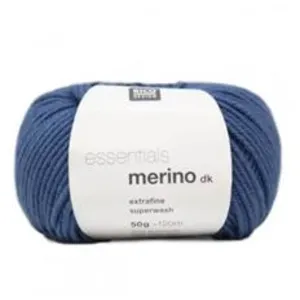 Fil de laine à tricoter ESSENTIALS MERINO DK - Rico Design(...) - 27 Bleu