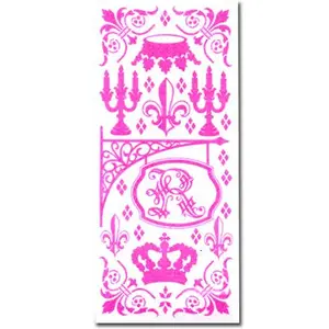 Rico Design Glitter sticker - Nostalgia 2 pas cher