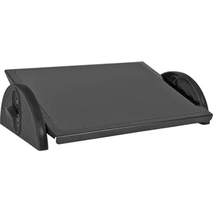 WEDO Repose-pieds Relax Steel, hauteur réglable, noir