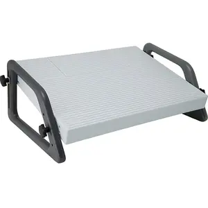 WEDO Repose-pieds Relax, ajustable en hauteur, gris clair