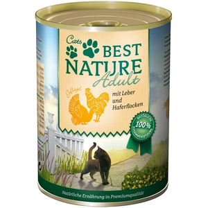 Best Nature Adult 6 x 400 g pour chat - volaille, foie pas cher