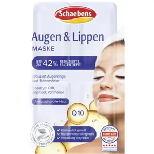 Comparateur de prix : Schaebens Le masque pour les yeux et les lèvres de Schaeben réduit les rides, lisse et renforce grâce à l'huile de jojoba, au Q10 et au panthénol pour tous les types de peau
