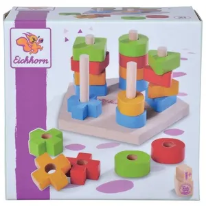Smoby Formes à Empiler - Eichhorn - Dès 12 Mois - Mixte - Blanc - Enfant pas cher